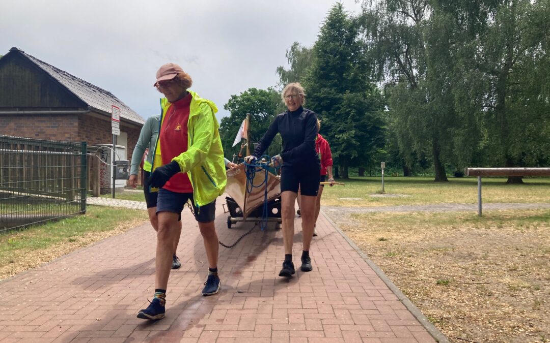 Märkische Umfahrt, Tag 3: Bootschleppe